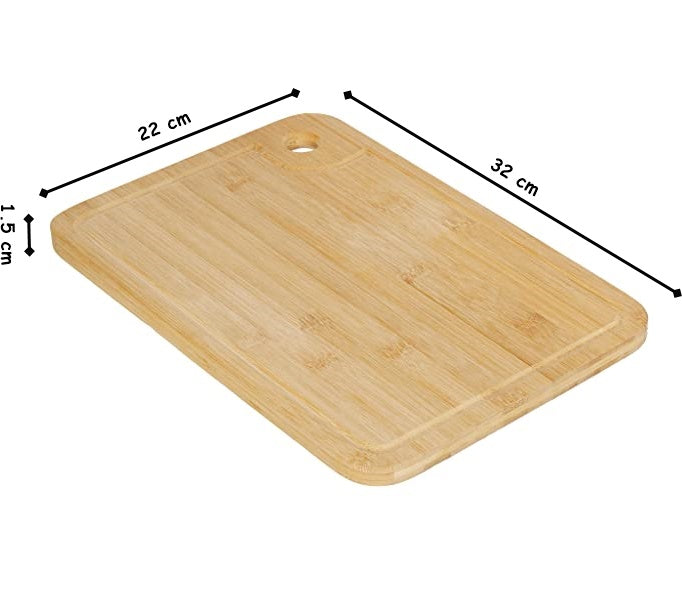 Wooden Chopping Board. Cutting Board with Hanging Hole. (32x22 cm)