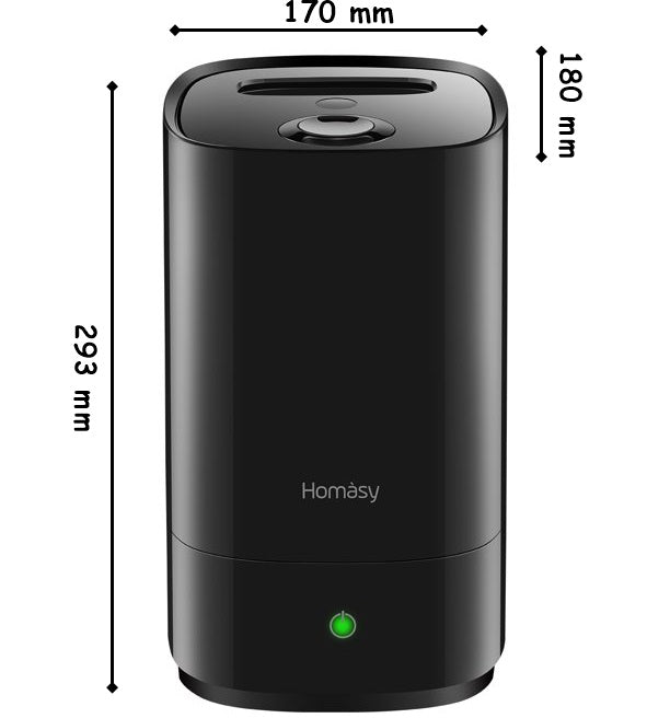 Ultrasonic Cool Mist Humidifier 4.5 L. Fresh Air Humidifiers. 28dB Quiet.