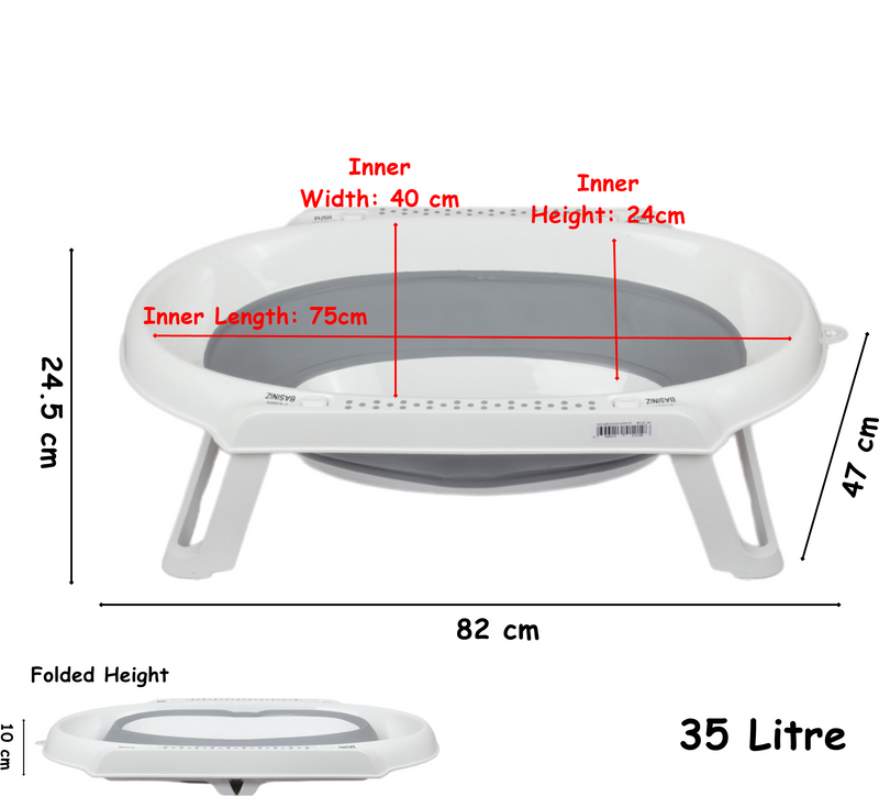Foldable Baby Bathtub - Convenience and Safety for Your Little One