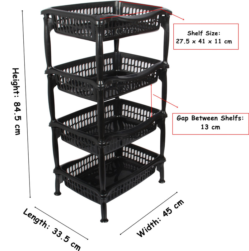 4 Tier Vegetable Storage Rack