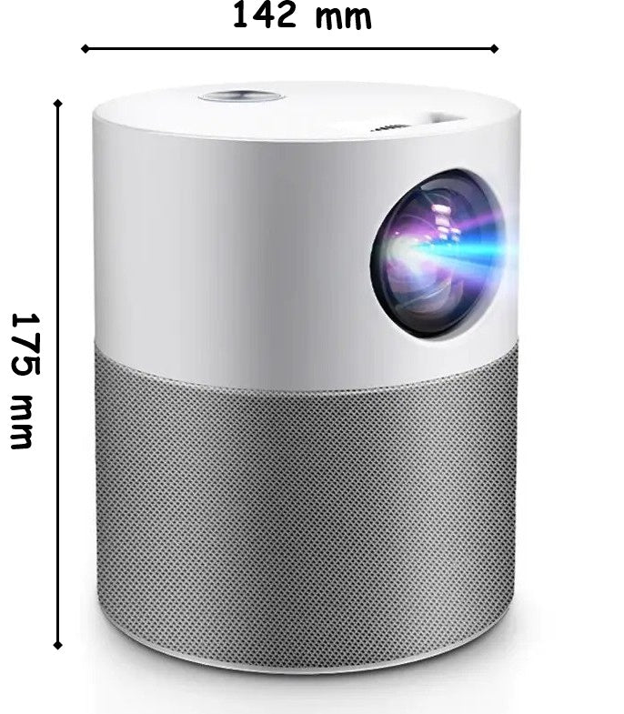 Mini WiFi Native 1080P Projector. Portable Home Theater Movie Projector.