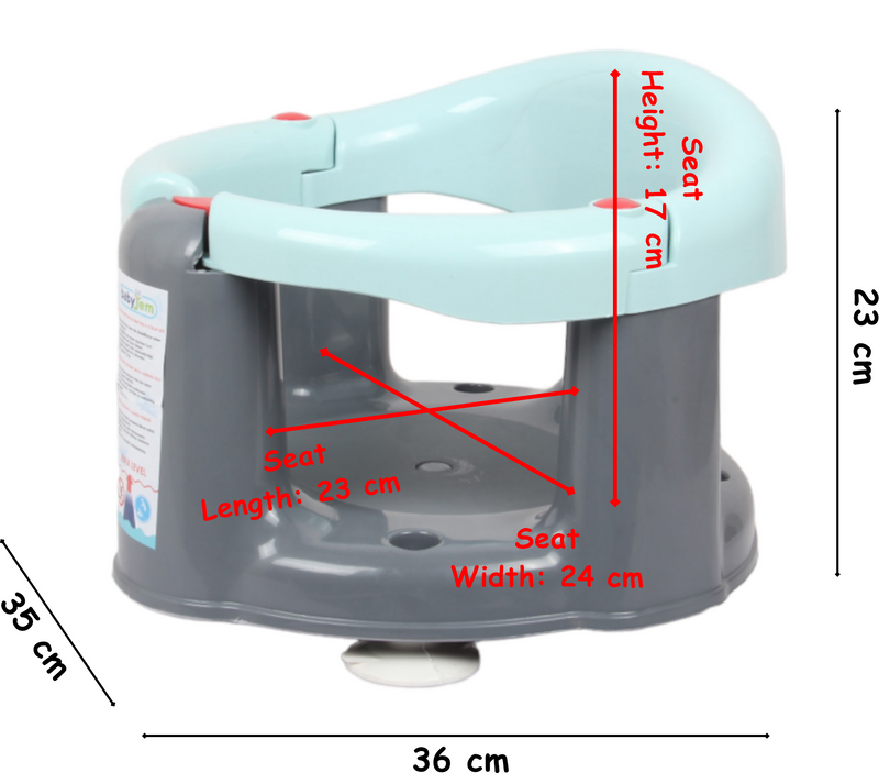 Baby Bath Seat. Baby Seat Support. (Blue)