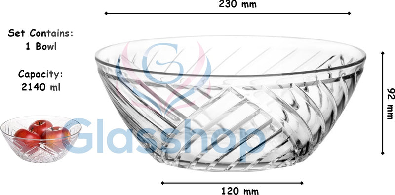 Salad Mixing & Serving Bowl. ( 2140 ml/cc )