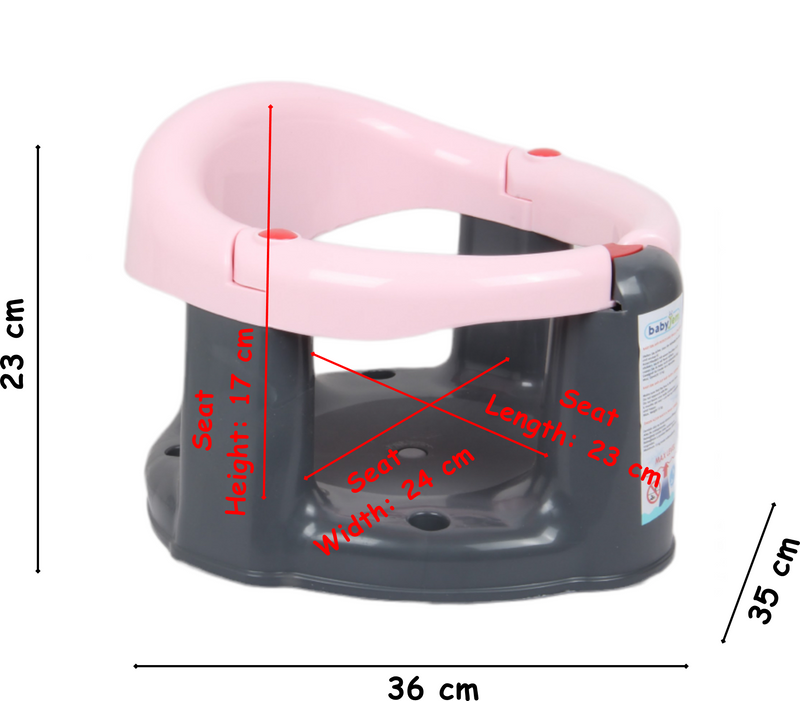 Baby Bath Seat. Baby Seat Support. (Pink)