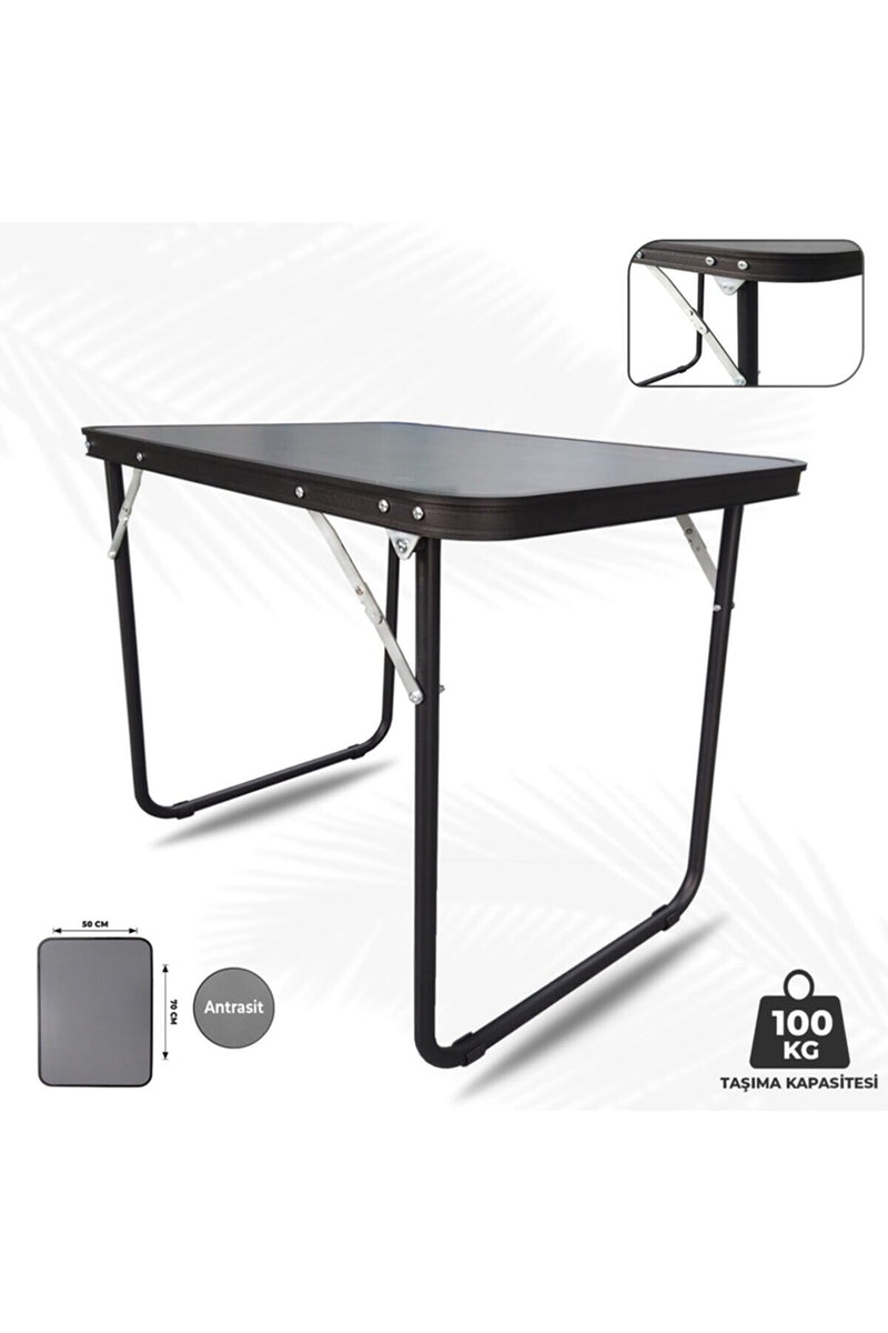 Camping Table & Stool Set. Folding Table Stool Set. Portable. (4 Stools & Table)