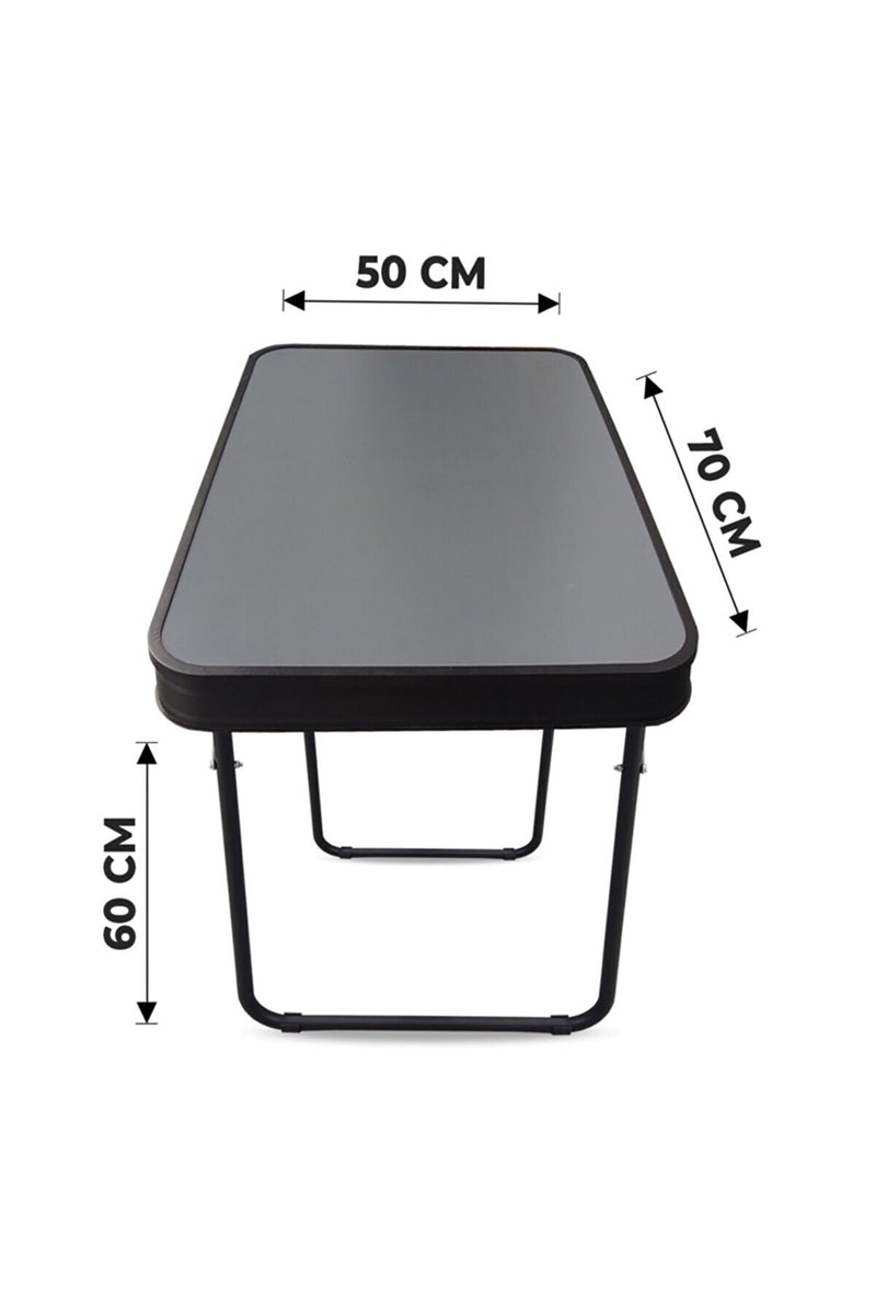 Camping Table & Stool Set. Folding Table Stool Set. Portable. (4 Stools & Table)