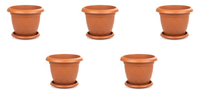 25 Litre Plant Pot. Large Plant Pot and Saucer. Flower Planter Plant Pot UK.