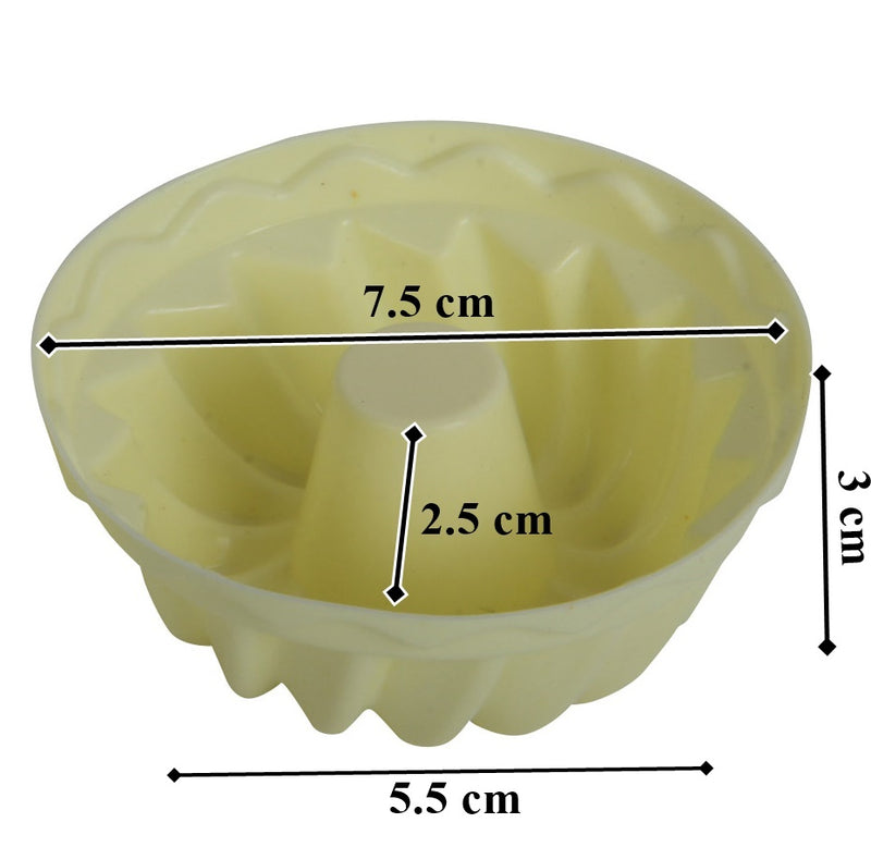 Silicone Reusable Muffin Cupcake Mould Cases. 18 Pcs. Rose, Pumpkin, Round Style.